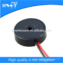 factory direct sale piezoelectric buzzer with wires / 14mm piezo buzzer